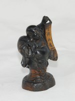 Antiker feinst geschnitzter Glücks Buddha